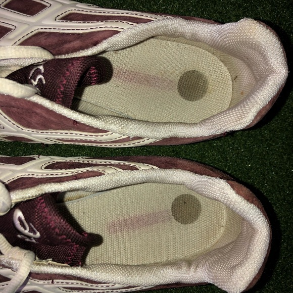 ASICS New Classic Retro Suede Maroon Athletic Sneakers Men’s 12 - Picture 9 of 10